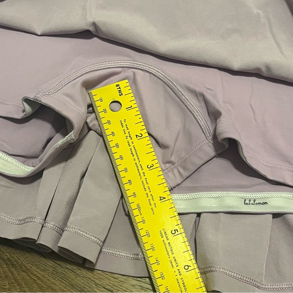 Lululemon Circuit Breaker Skort SZ 8 Regular Lilac Purple Tennis Skirt Preppy - Picture 6 of 10